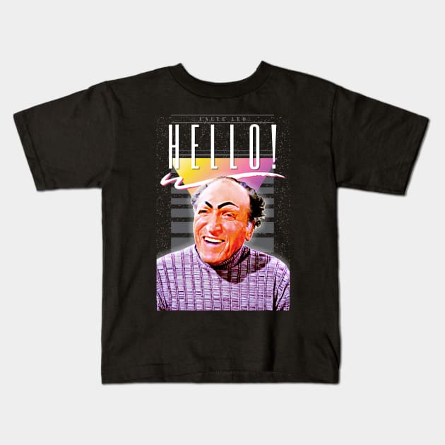 Uncle Leo  -- Retro 1990s Aesthetic Design Kids T-Shirt by unknown_pleasures